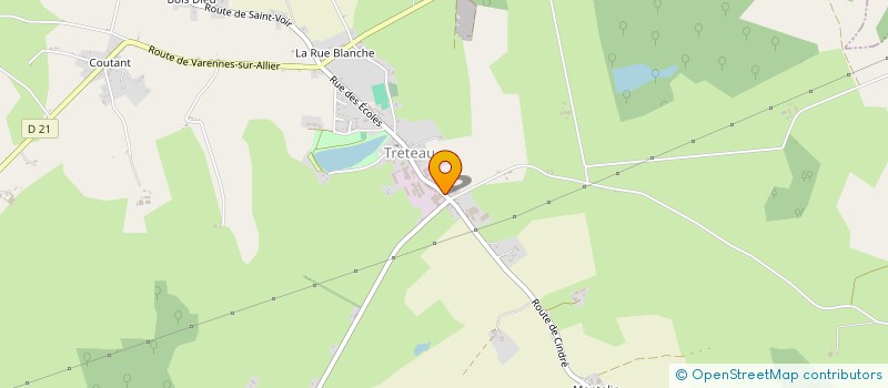 localisation de l'entreprise RODA IMMO  TRETEAU