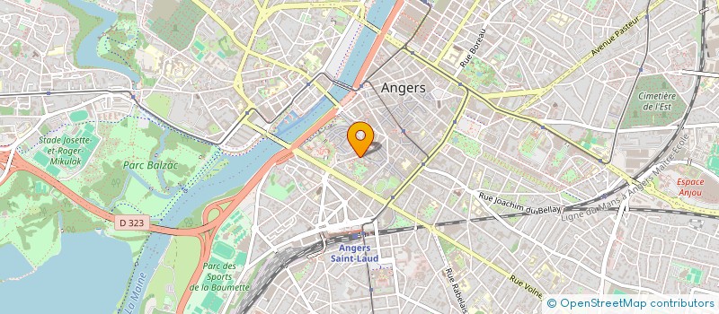 localisation de l'entreprise RODAGO à ANGERS