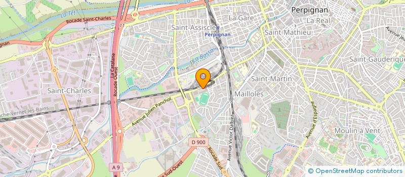 localisation de l'entreprise RODAL  PERPIGNAN