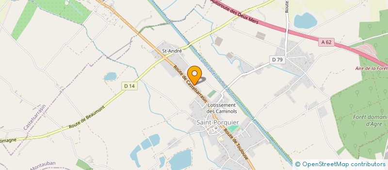 localisation de l'entreprise RODALI  SAINT-PORQUIER