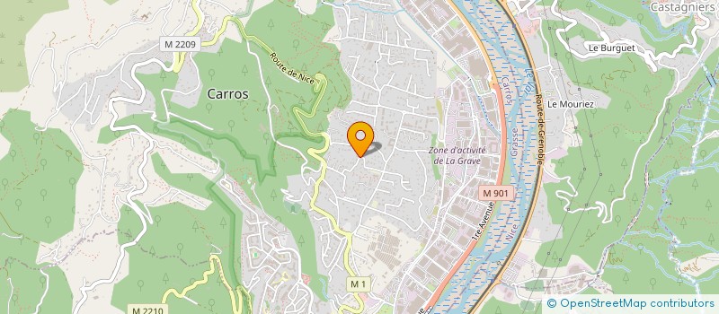 localisation de l'entreprise RODAM FRANCE à CARROS