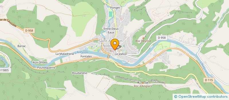 localisation de l'entreprise RODANEZIMMO  SAINT-ANTONIN-NOBLE-VAL