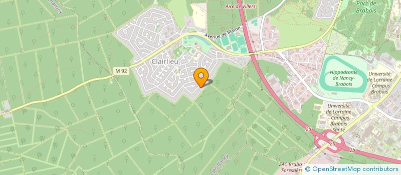 localisation de l'entreprise RODBIR à VILLERS-LES-NANCY