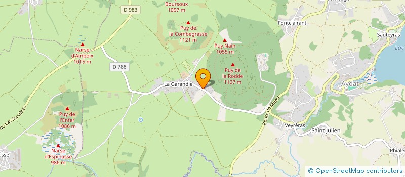 localisation de l'entreprise RODDE CONSEIL  AYDAT