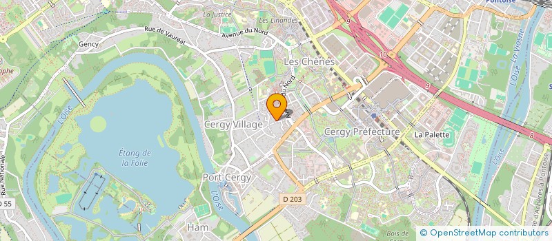 localisation de l'entreprise RODDE FOREVER  PONTOISE