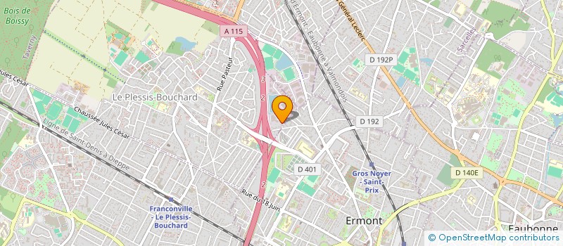 localisation de l'entreprise RODE à LE PLESSIS-BOUCHARD