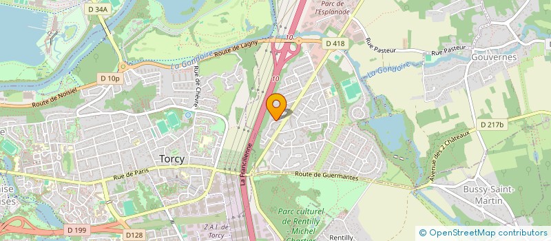 localisation de l'entreprise RODE DIFFUSION  SAINT-THIBAULT-DES-VIGNES