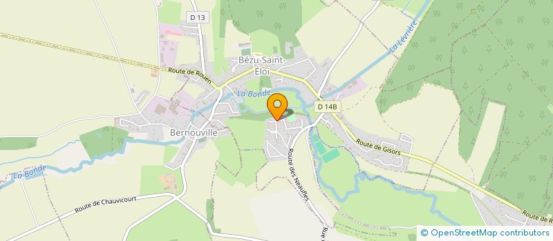 localisation de l'entreprise RODEC  BEZU-SAINT-ELOI