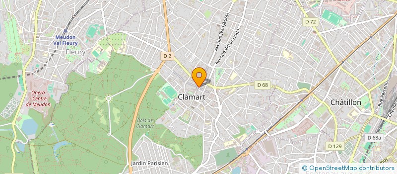 localisation de l'entreprise RODEL à CLAMART