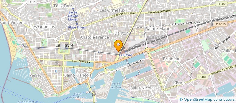 localisation de l'entreprise RODEL RV19  LE HAVRE