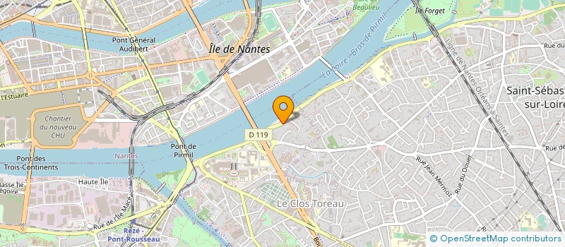localisation de l'entreprise RODELEX SARL à NANTES
