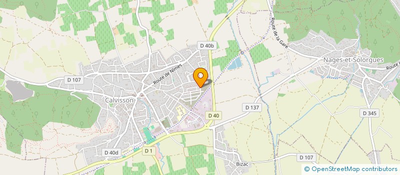 localisation de l'entreprise RODELIKO  CALVISSON