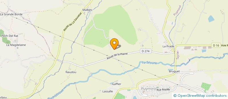 localisation de l'entreprise RODEM  PUYMIROL