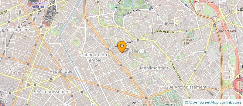 localisation de l'entreprise RODENA  PARIS