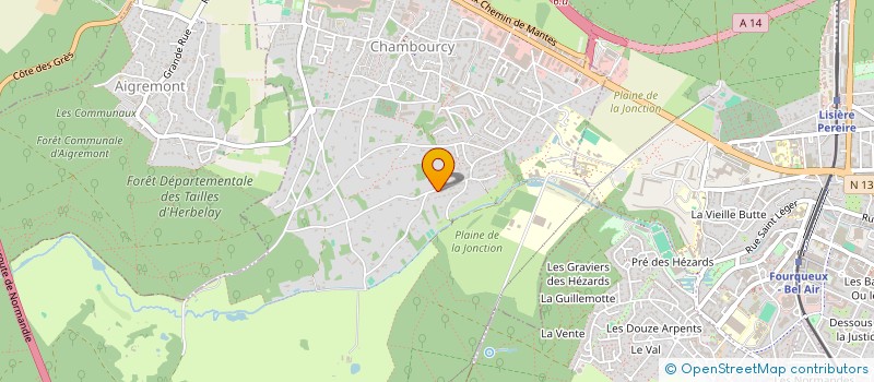 localisation de l'entreprise RODENBUCHER  CHAMBOURCY