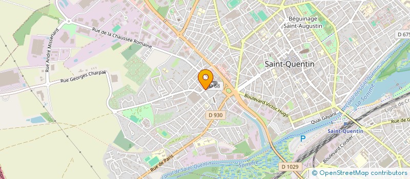 localisation de l'entreprise RODEO à SAINT-QUENTIN