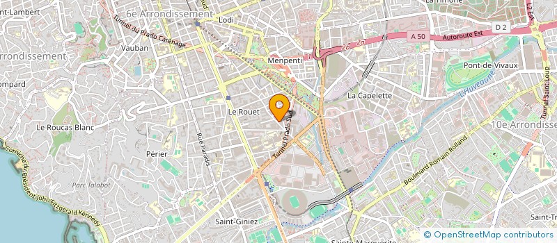 localisation de l'entreprise RODEO à MARSEILLE