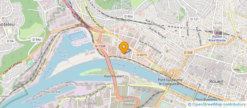 localisation de l'entreprise RODEO à ROUEN