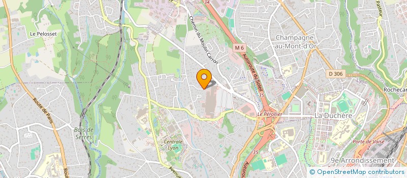 localisation de l'entreprise RODEO CLUB  ECULLY