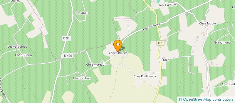 localisation de l'entreprise RODERIKCO à BELLEVIGNE