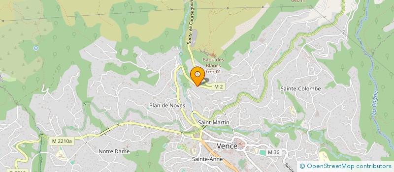 localisation de l'entreprise RODERT  VENCE