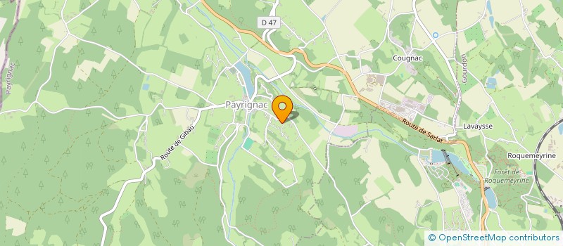 localisation de l'entreprise RODES LOC  PAYRIGNAC