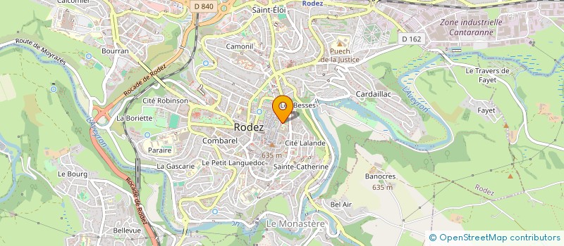 localisation de l'entreprise RODEZ AGGLO HABITAT  RODEZ