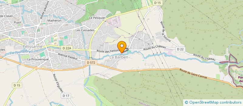 localisation de l'entreprise RODFANNY  LA BARBEN