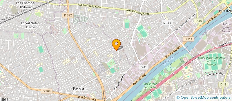 localisation de l'entreprise RODFER ENTREPRISE à BEZONS