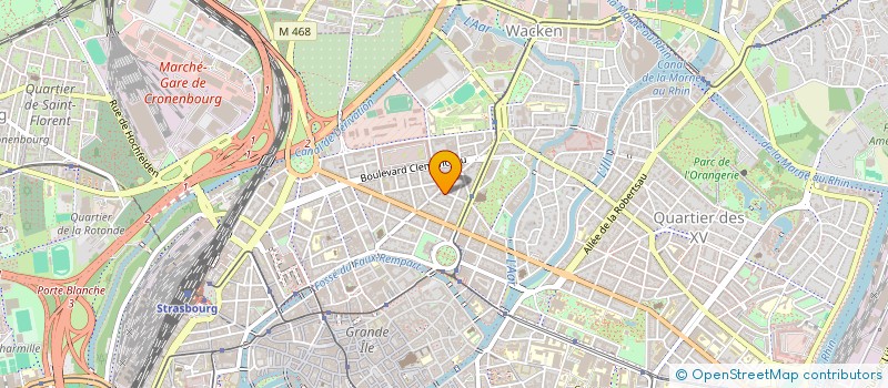 localisation de l'entreprise RODGI  STRASBOURG