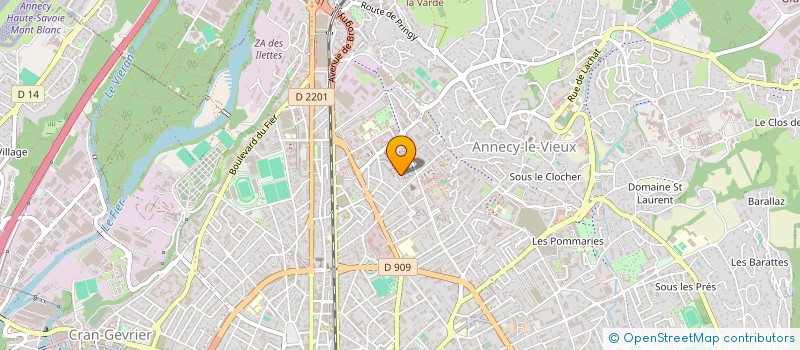 localisation de l'entreprise RODHOUSE à ANNECY