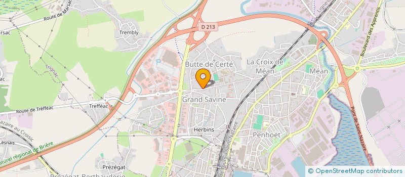 localisation de l'entreprise RODI 16  TRIGNAC