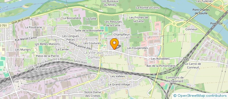 localisation de l'entreprise RODI  LA VILLE-AUX-DAMES