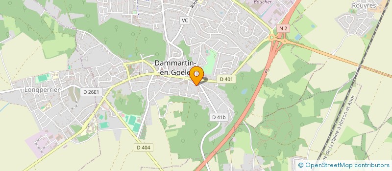 localisation de l'entreprise RODI  DAMMARTIN-EN-GOELE