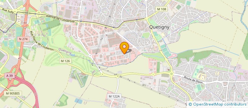 localisation de l'entreprise RODI CONSTRUCTION  QUETIGNY