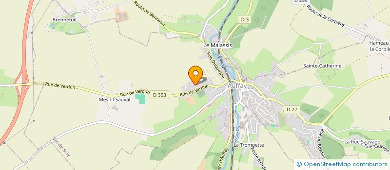 localisation de l'entreprise RODIA à MONDEVILLE