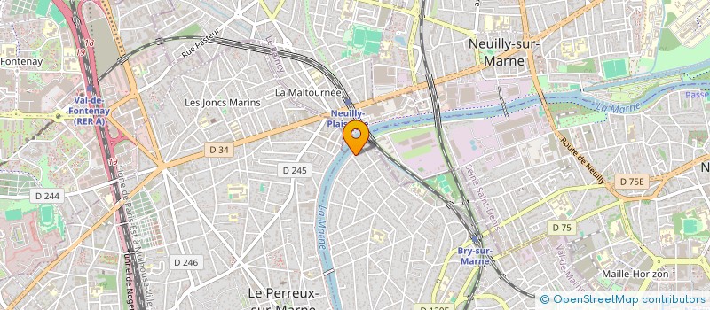 localisation de l'entreprise RODIA  BRY-SUR-MARNE