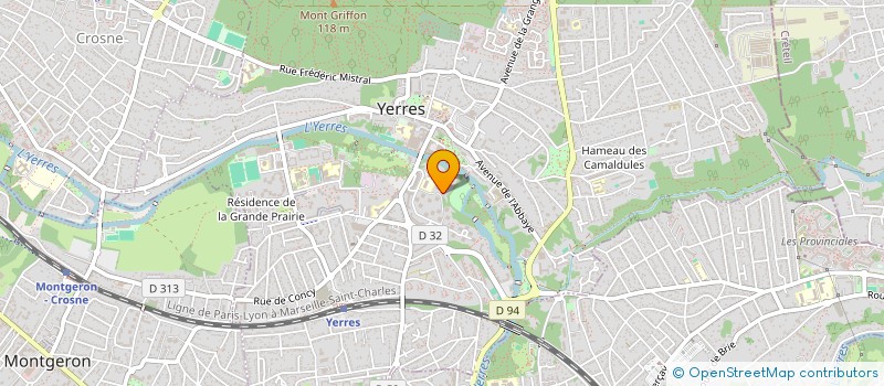 localisation de l'entreprise RODIE  YERRES