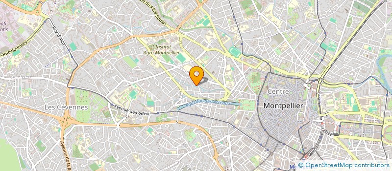 localisation de l'entreprise RODIER ANSELME-MARTIN à MONTPELLIER