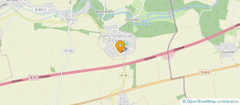 localisation de l'entreprise RODIER CONSULTING à AUNEAU-BLEURY-SAINT-SYMPHORIEN