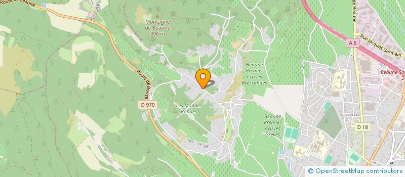 localisation de l'entreprise RODIFAMILY à BEAUNE