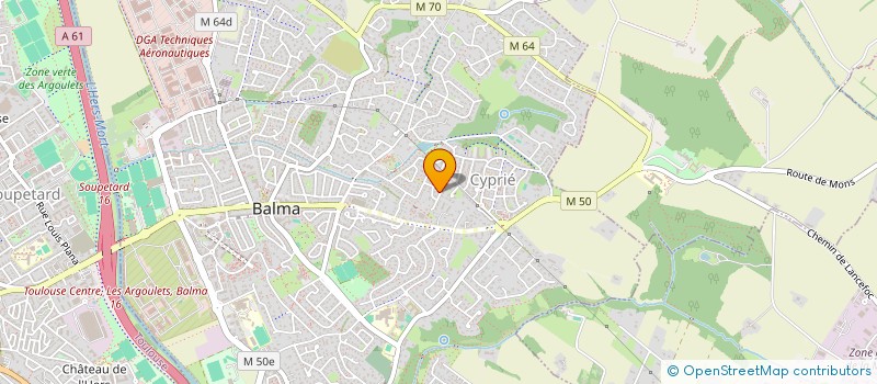 localisation de l'entreprise RODIGE à BALMA