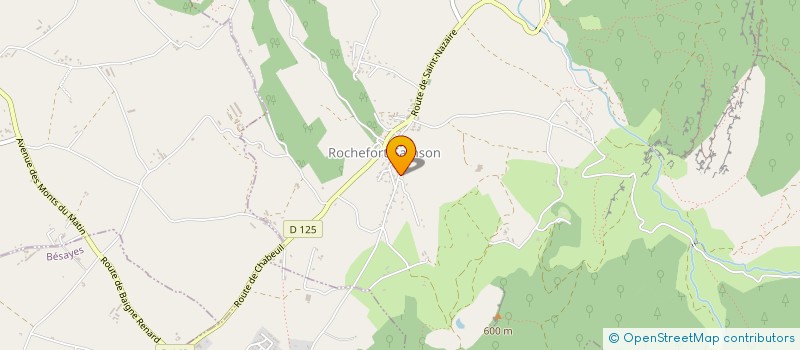 localisation de l'entreprise RODILLON CORPORATION  ROCHEFORT-SAMSON