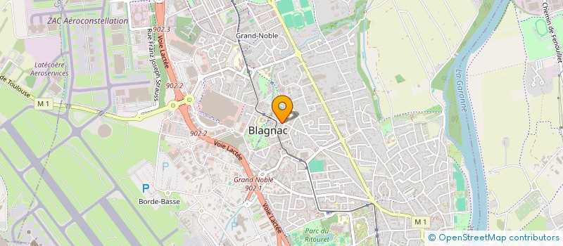 localisation de l'entreprise RODIN  BLAGNAC