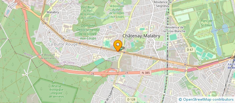 localisation de l'entreprise RODIN CONSTRUCTION  CHATENAY-MALABRY