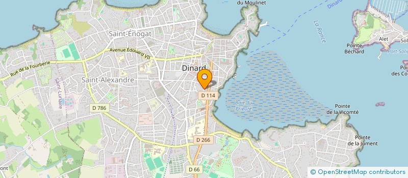 localisation de l'entreprise RODIN MESAS  DINARD