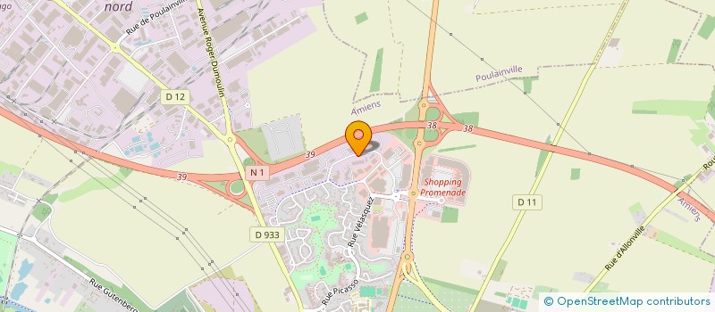 localisation de l'entreprise RODIS à AMIENS