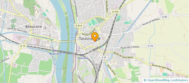 localisation de l'entreprise RODIS SERVICES à TARASCON