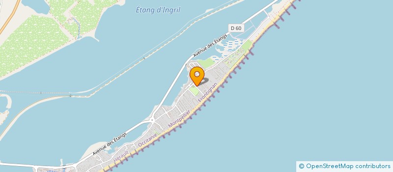 localisation de l'entreprise RODISBAR à FRONTIGNAN