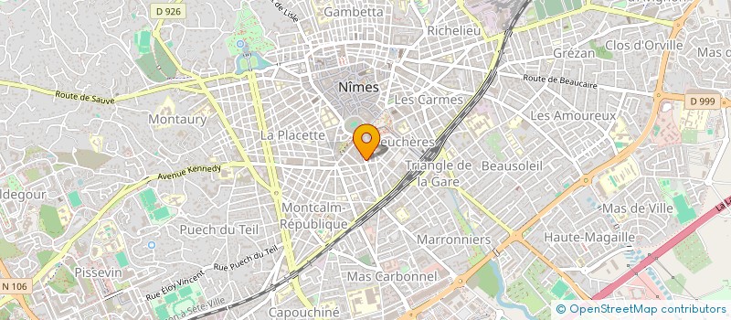 localisation de l'entreprise RODJOMA  NIMES